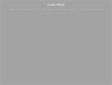 Tablet Screenshot of flashpress.net